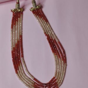 Ruby Red Ivory White crystal set